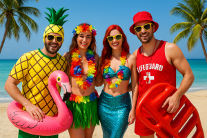 Disfraces originales para despedidas de soltero en verano