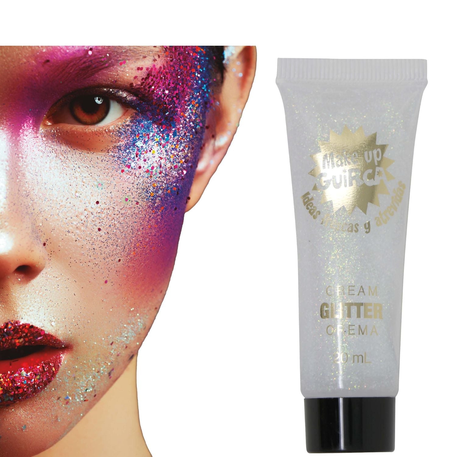 Crema Glitter Irisado Tienda de disfraces online - Mercadisfraces