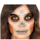 Joyas Faciales Adhesivas Calavera Verde Tienda de disfraces online - Mercadisfraces
