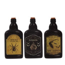 botella de veneno de vidrio 19 cm complemento para look de magia o Halloween