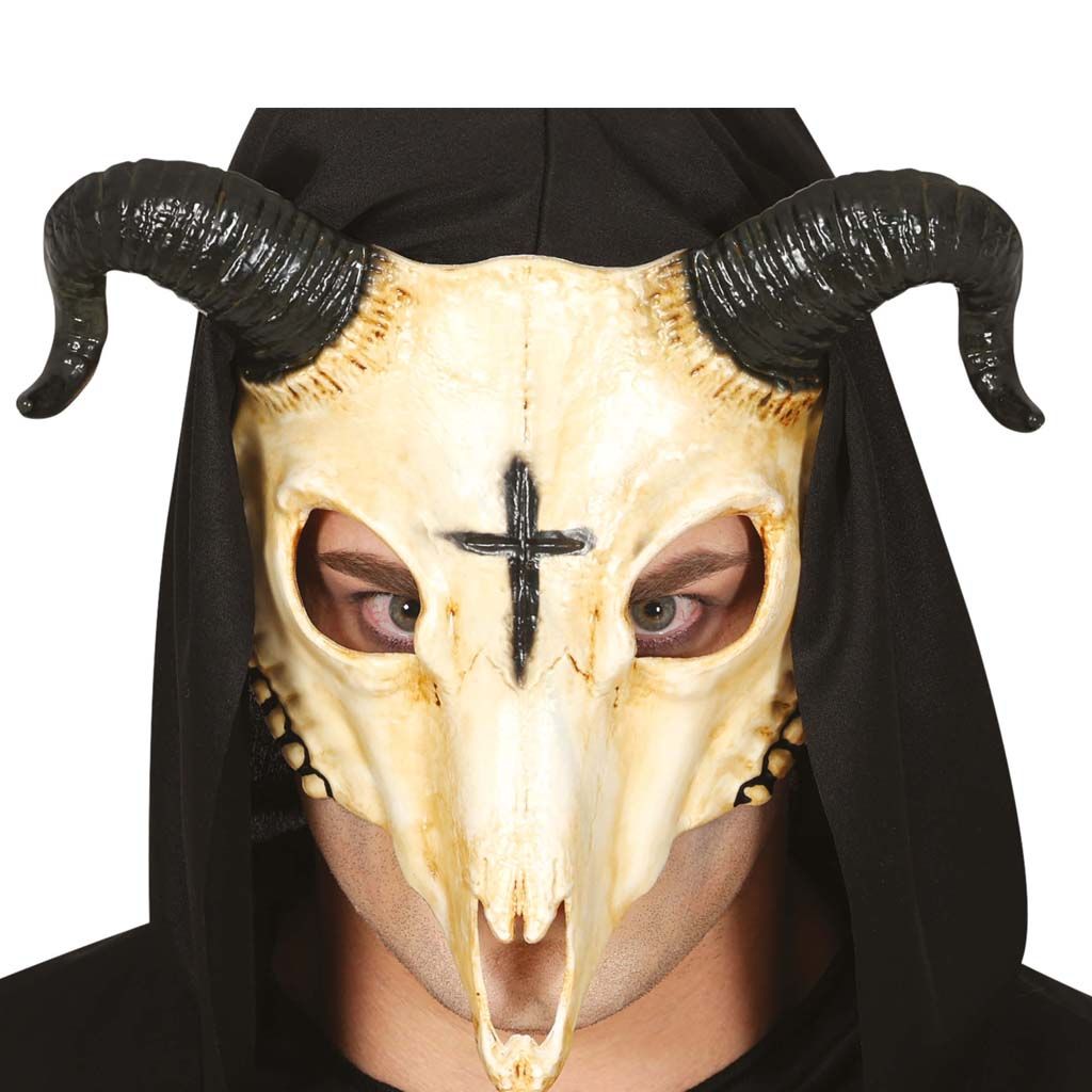 Máscara Calavera Carnero Tienda de disfraces online - Mercadisfraces