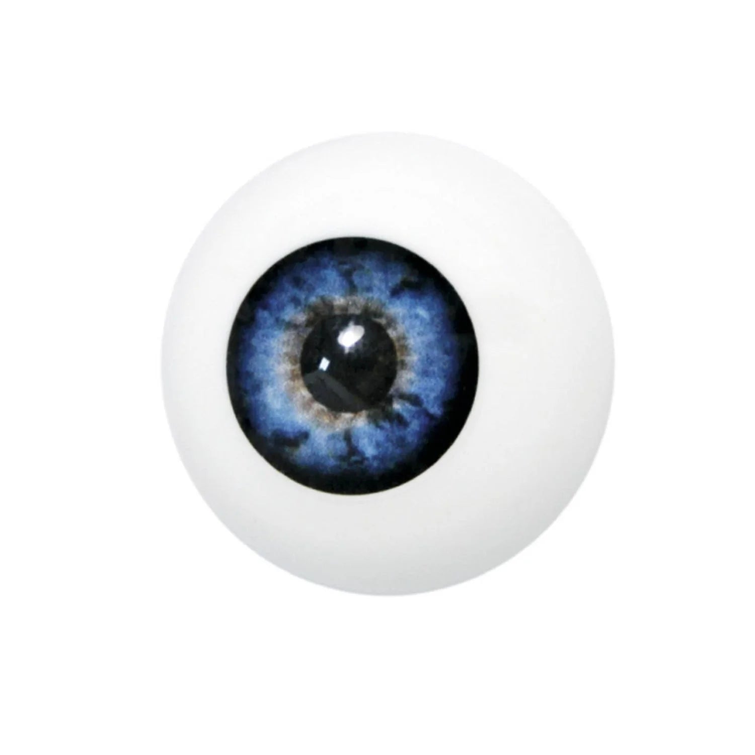 Prótesis de ojo artificial para disfraz de Halloween, terror, zombi o personaje siniestro en color azul