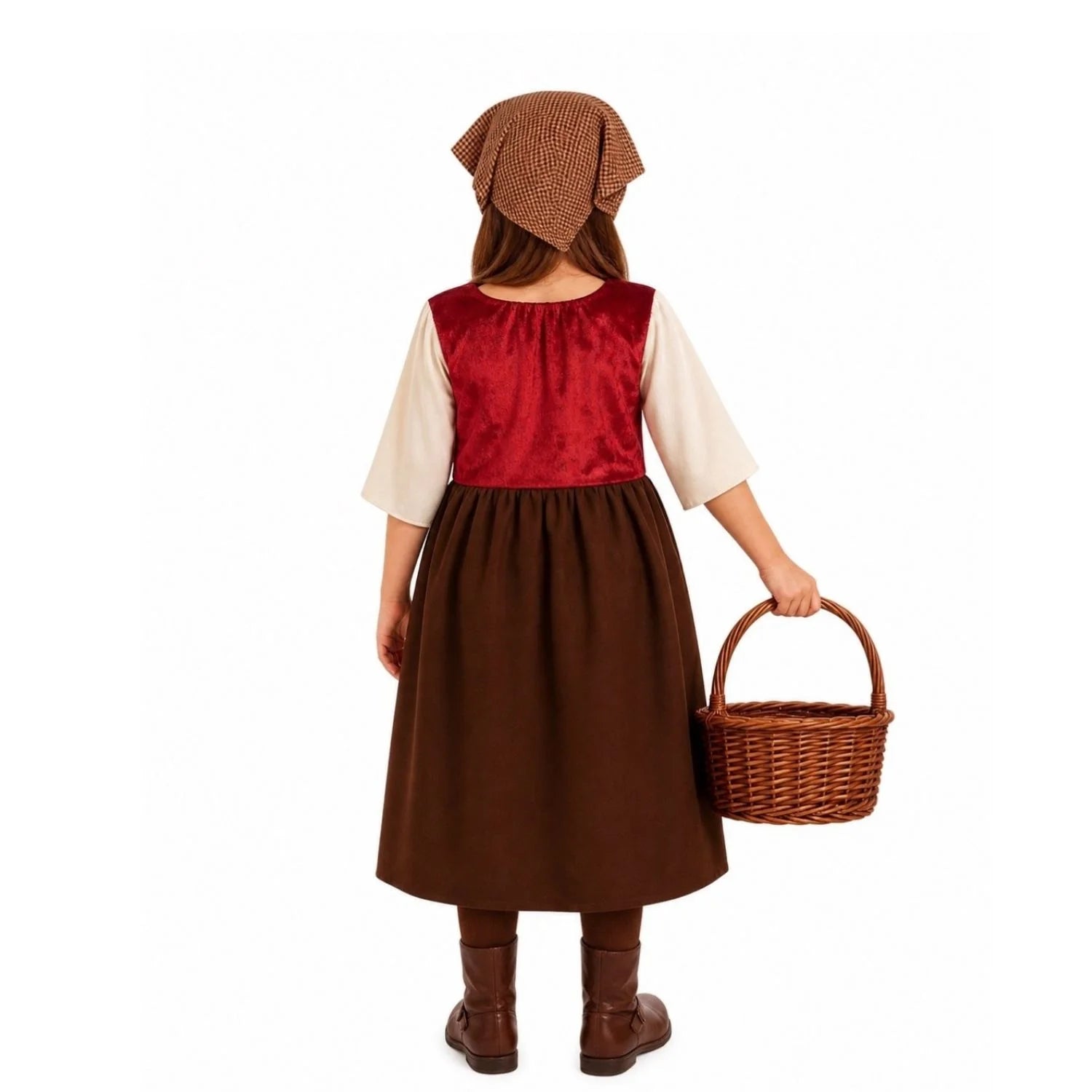 Disfraz Posadera Campesina para niña