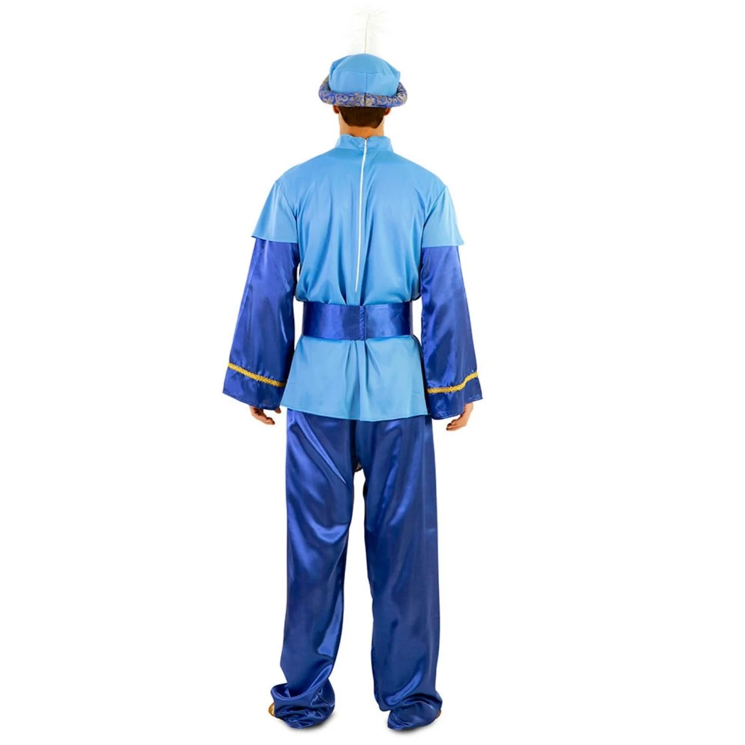 Disfraz Paje Melchor Azul para adulto