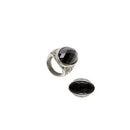 Anillo negro gótico para completar disfraces de Halloween y fantasía