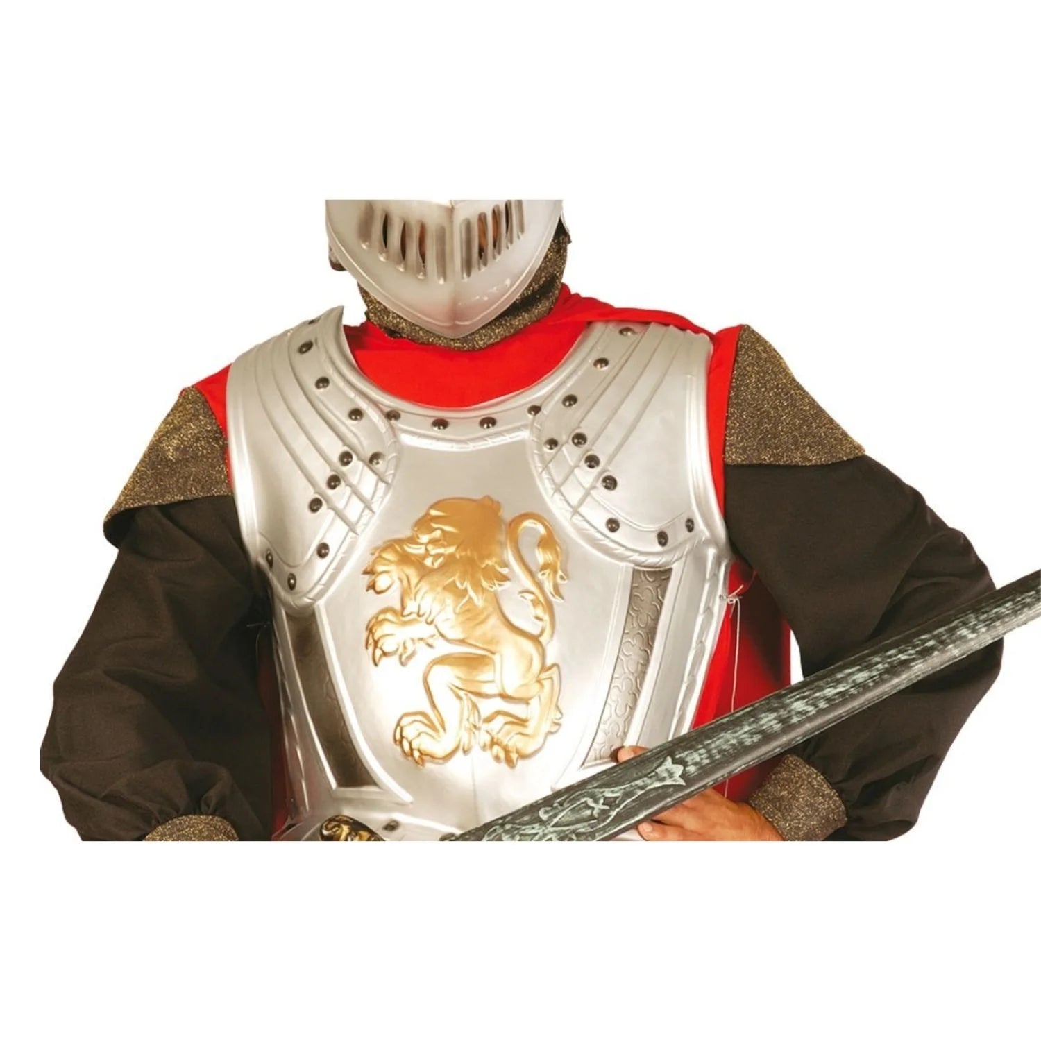 Armadura medieval para disfraz de caballero y guerrero