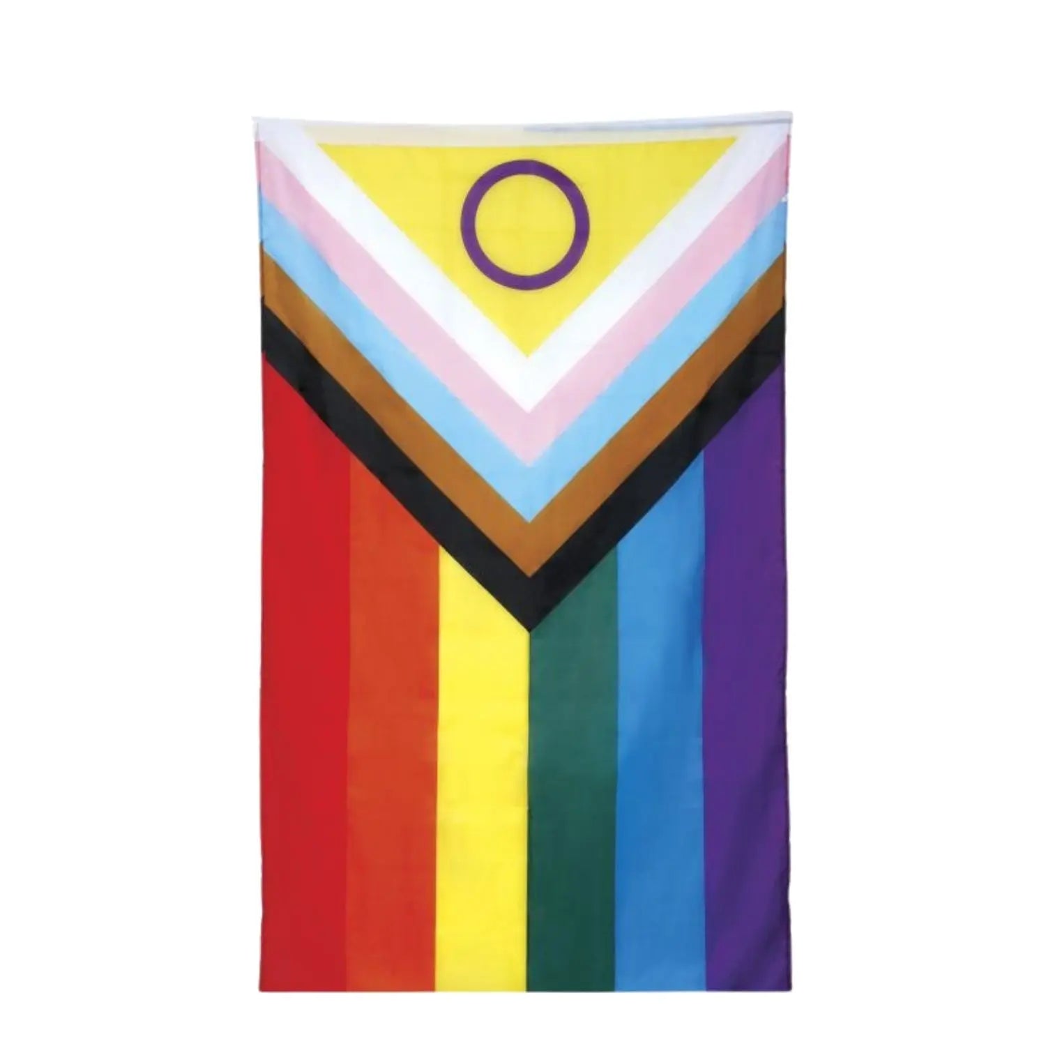bandera inclusiva 90x150 cm complemento para look pride o fiesta temática de diversidad