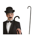 baston charlot 80 cm complemento para look de cine clásico o estilo vintage en fiestas temáticas