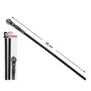 Bastón negro de 80 cm para completar disfraces elegantes y personajes clásicos