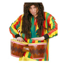 bongos hinchables reggae 60 cm accesorio musical jamaicano para outfit festivo