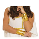Brazaletes romana metálicos accesorio romano para completar look clásico en fiestas temáticas