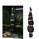 cadáver colgante hinchable dentro de saco negro para decoración de terror Halloween