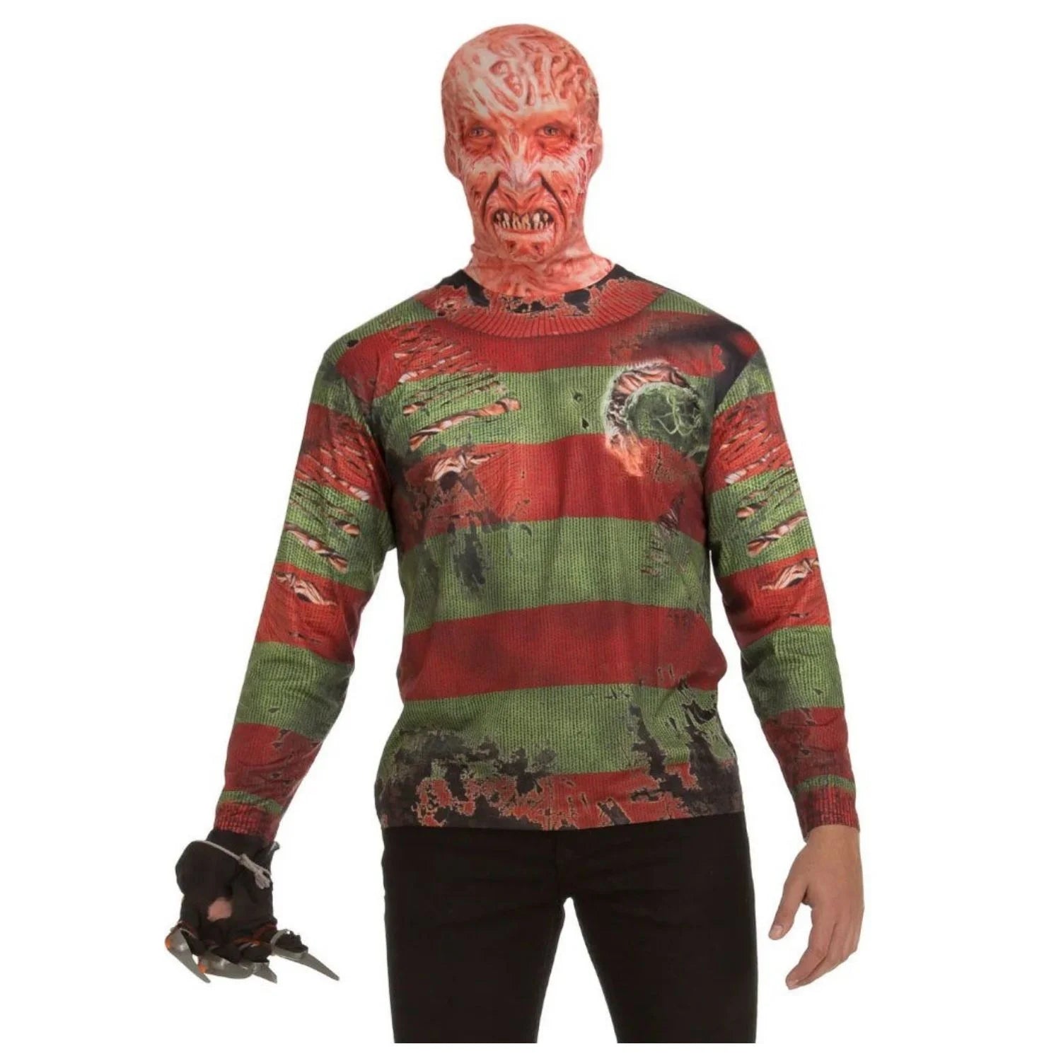 Camiseta de Freddy Krueger para completar disfraces de Halloween y terror
