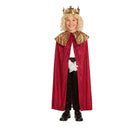 capa de rey Gaspar infantil complemento para look de Navidad o reyes magos