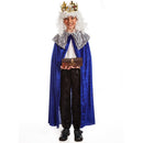 capa de rey Melchor infantil complemento para look de Navidad o reyes magos
