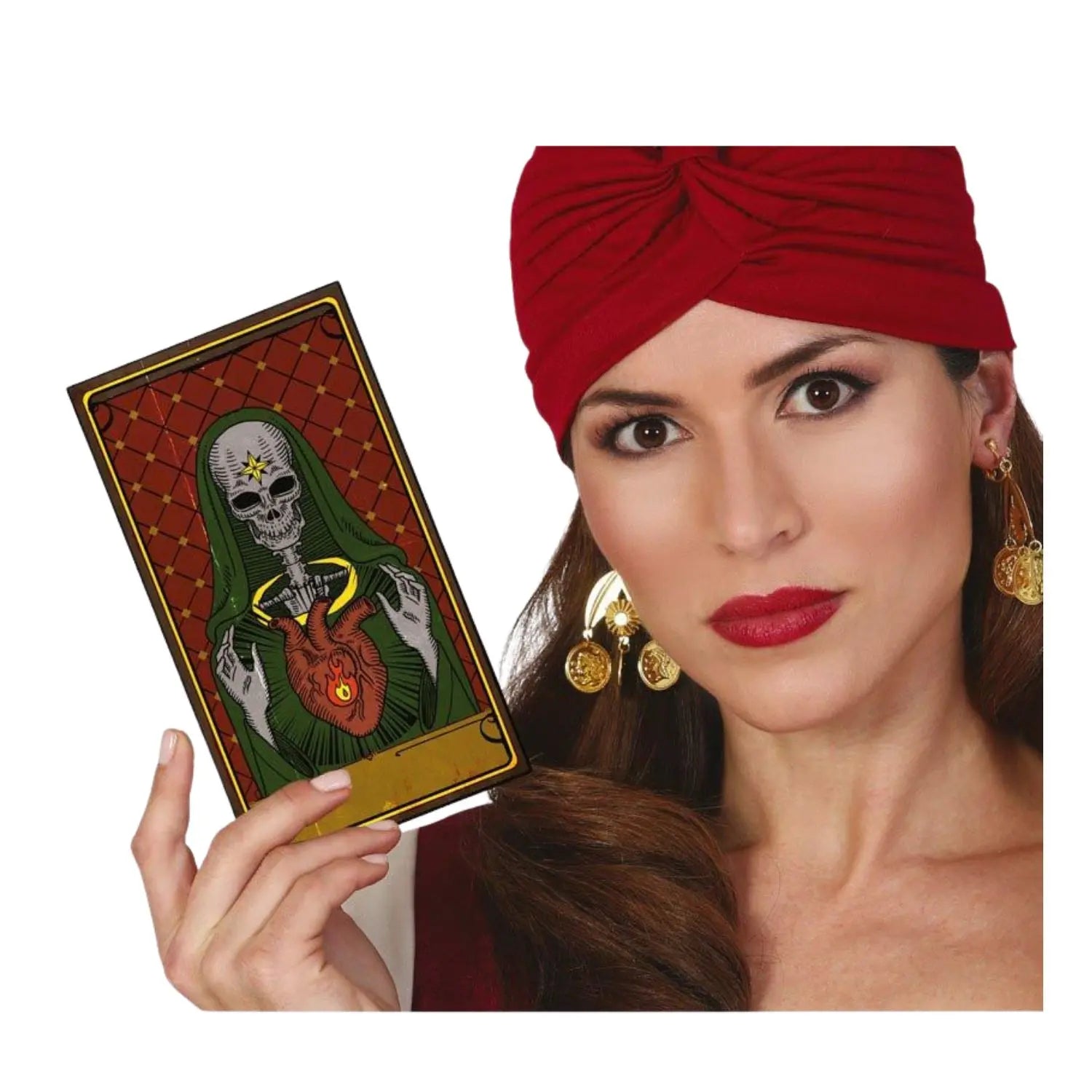 cartas voodoo como complemento para disfraz de tarotista vidente o gitana ideal para Halloween