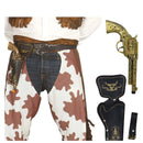 Cartuchera con pistola de 29 cm para completar disfraces del oeste y cowboy