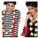 Collar de ajos antivampiros para completar disfraces de Halloween y terror