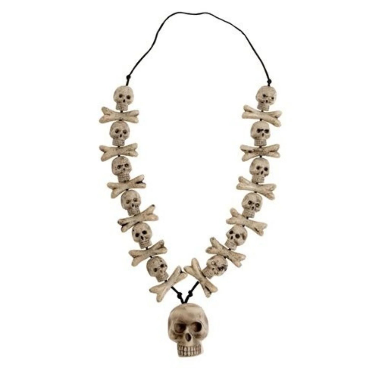 Collar huesos para completar disfraces cavernícolas y prehistóricos
