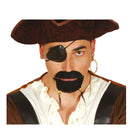 conjunto pirata con parche para ojo y pendiente para look corsario en fiestas temáticas y eventos