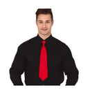 corbata roja con lentejuelas complemento para look cabaret o fiesta elegante