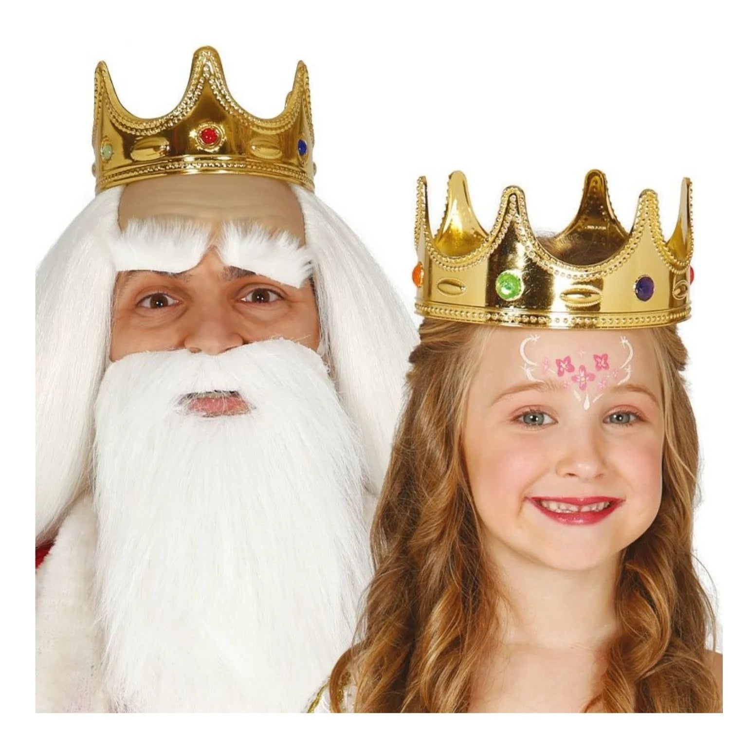 Corona reina infantil para completar disfraces de princesa y fantasía