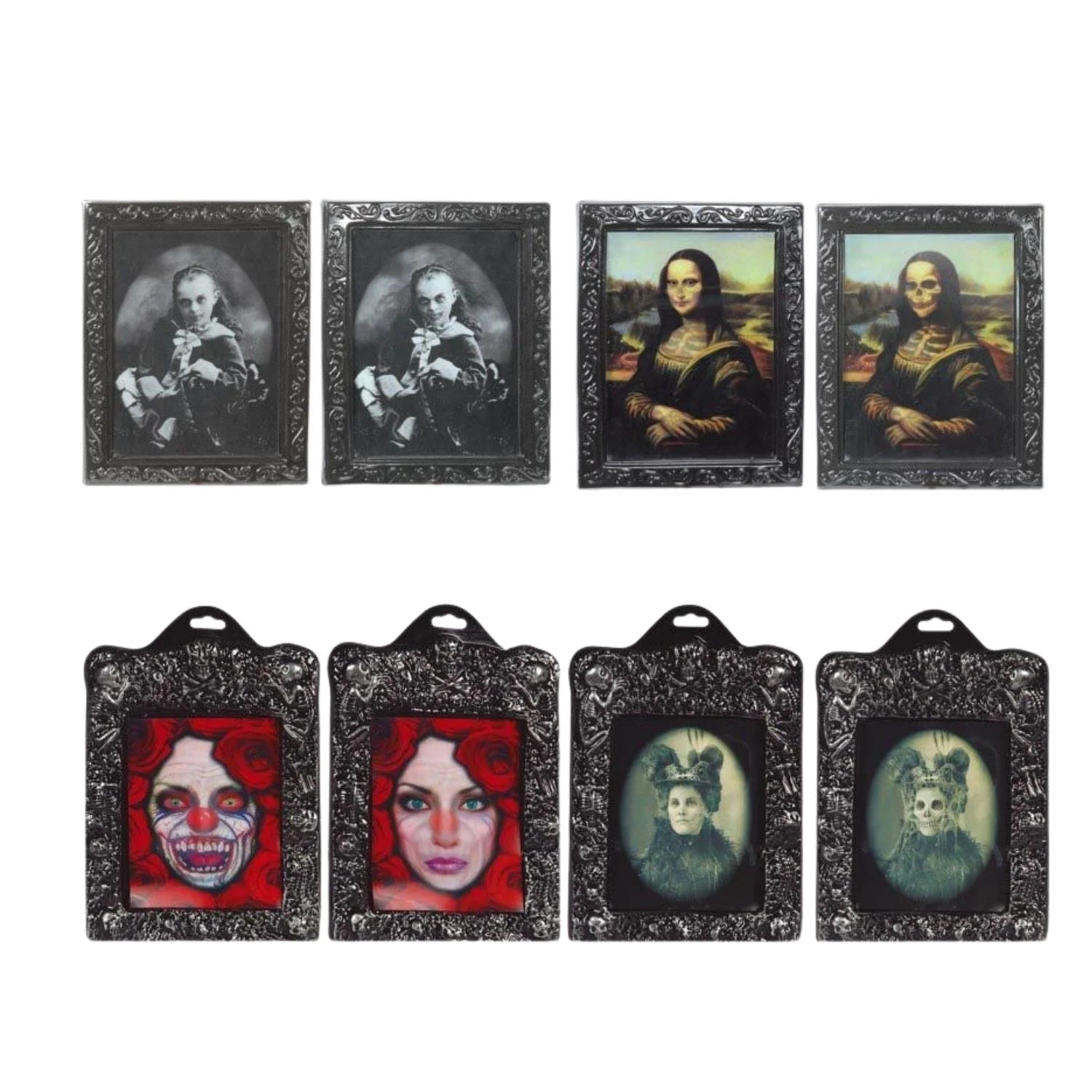 Cuadros terroríficos holográficos surtidos para decoración de Halloween