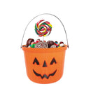 cubo calabaza halloween de 20 cm para dulces y decoración festiva