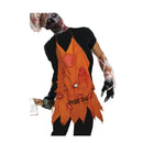 delantal psicópata sangriento complemento para look de terror en Halloween o fiestas temáticas