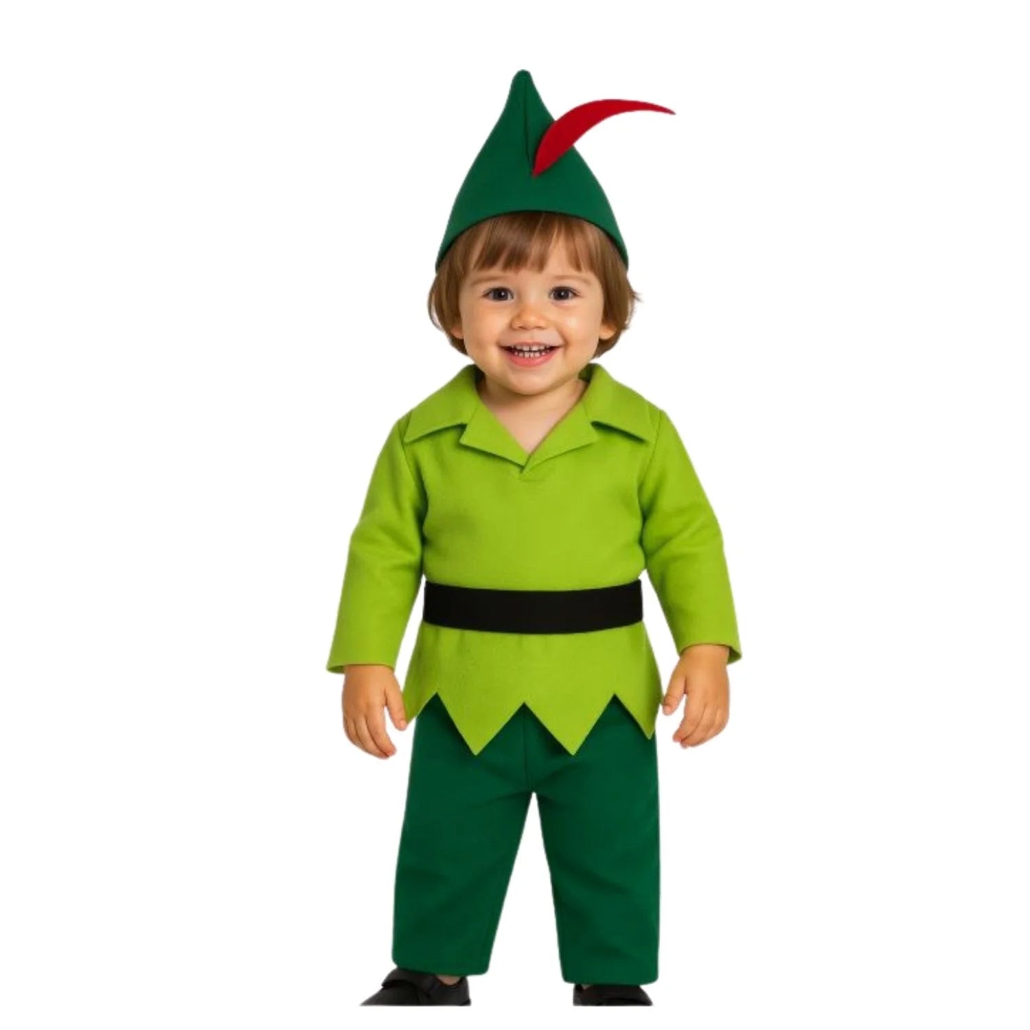 Disfraz Arquero para bebe con camisa y gorro medieval