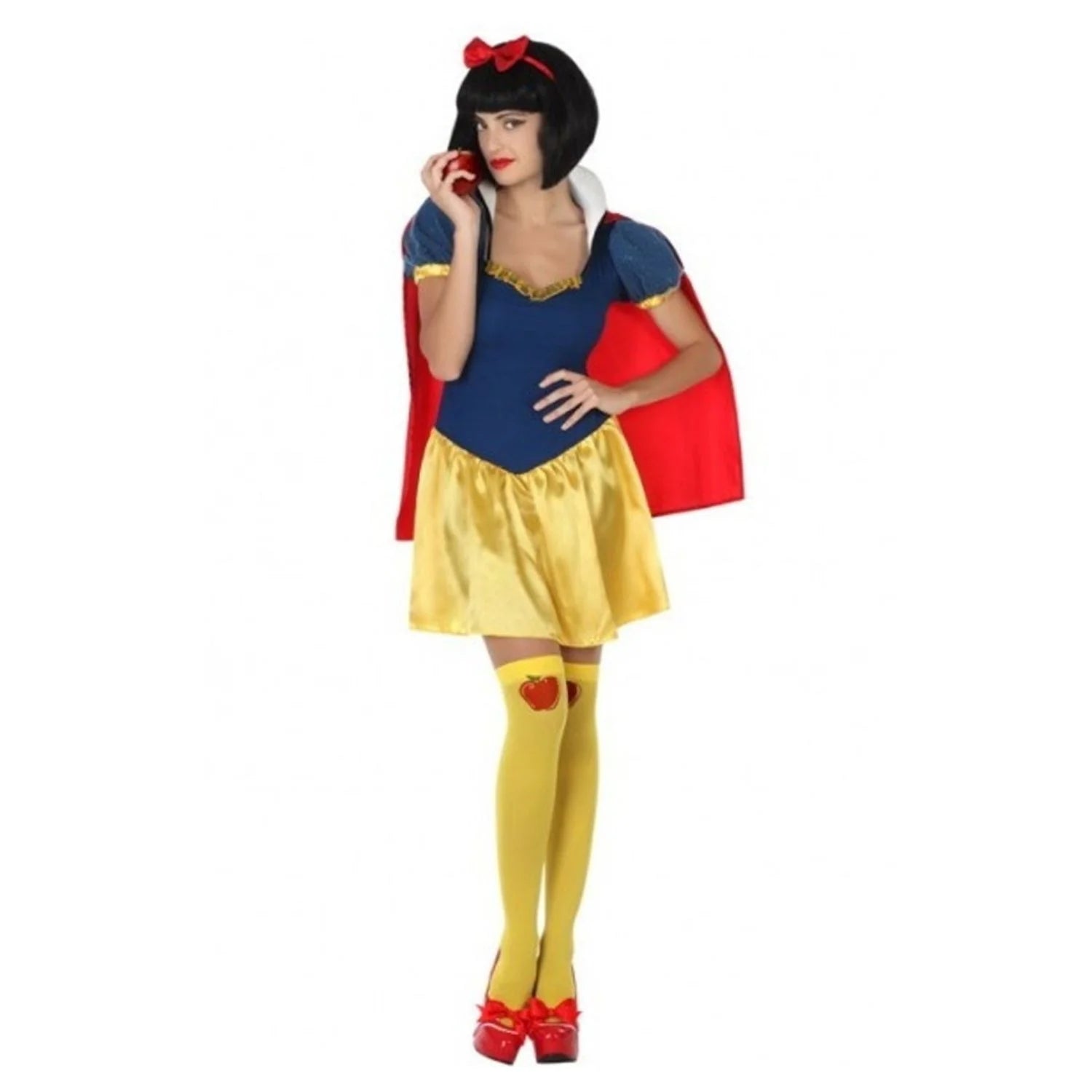 Disfraz Blancanieves sexy para adulta con vestido y diadema