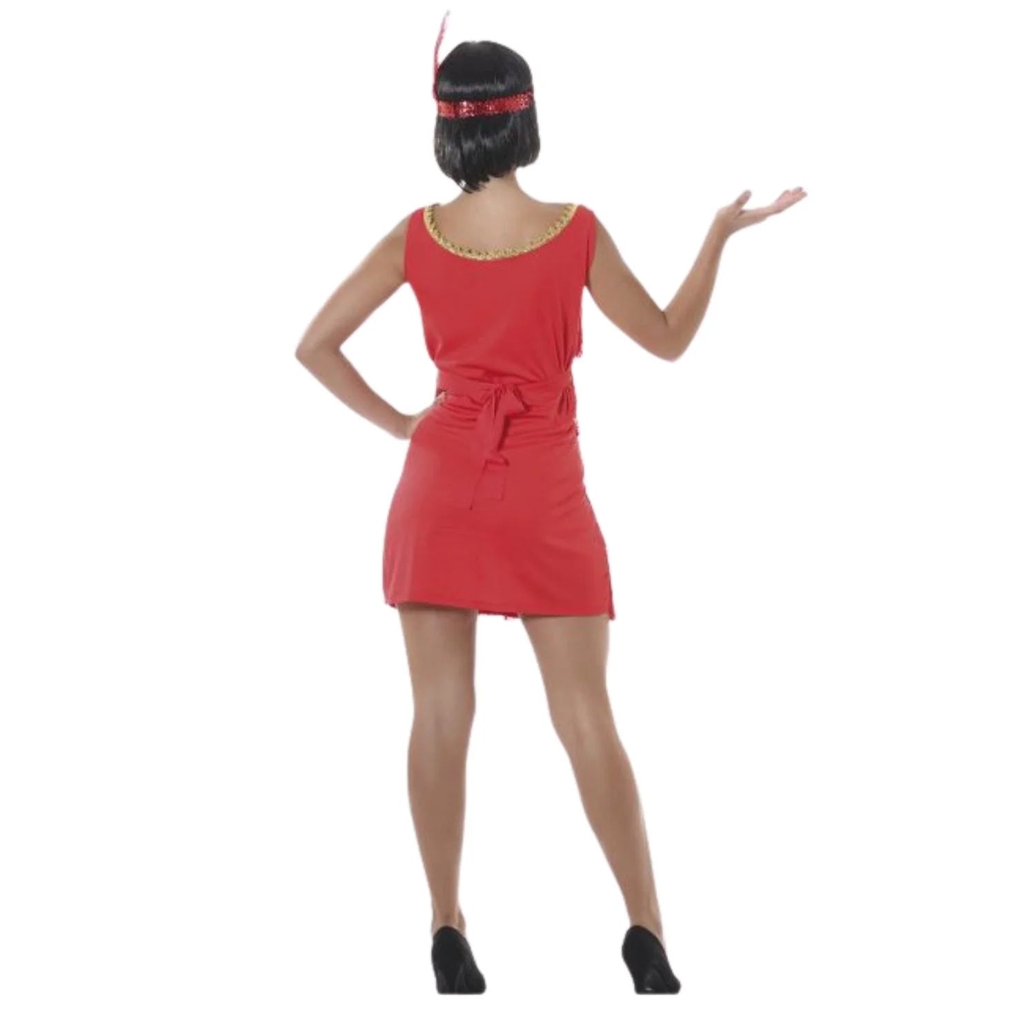 Disfraz Charleston rojo mujer para Carnaval y fiestas años 20