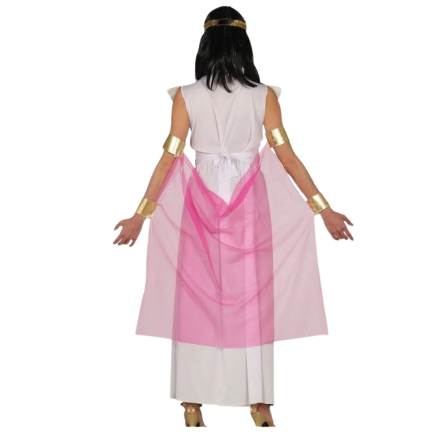 Mujer con disfraz de Cleopatra egipcia para Carnaval y Halloween