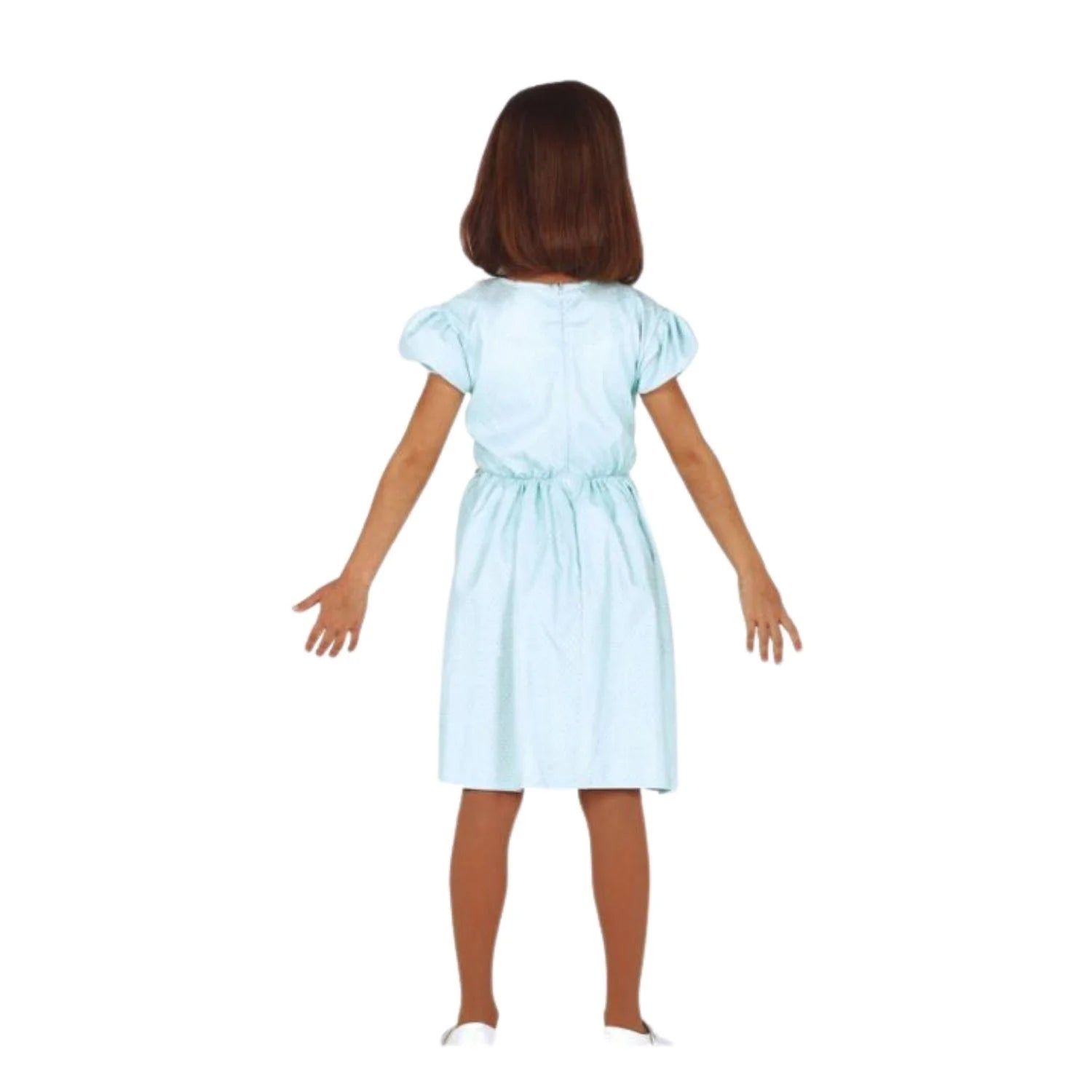 Niña con disfraz Ghost de terror para Carnaval