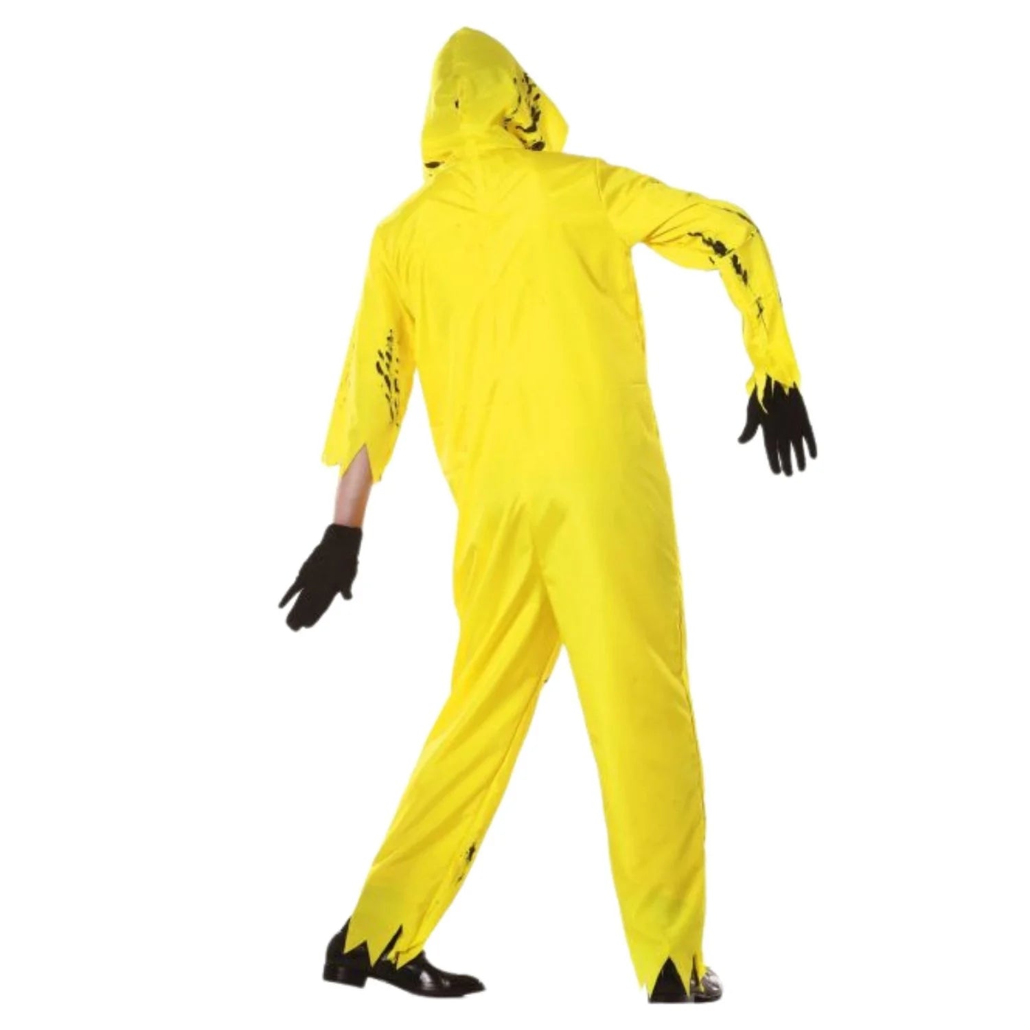 Adulto con disfraz de zombie radioactivo para Halloween