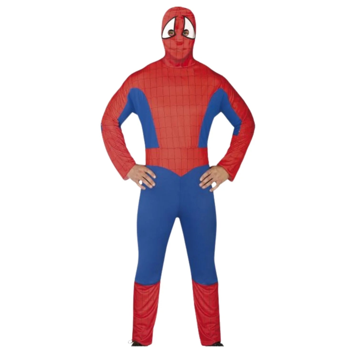 Disfraz Hombre Araña adulto con capucha y mono