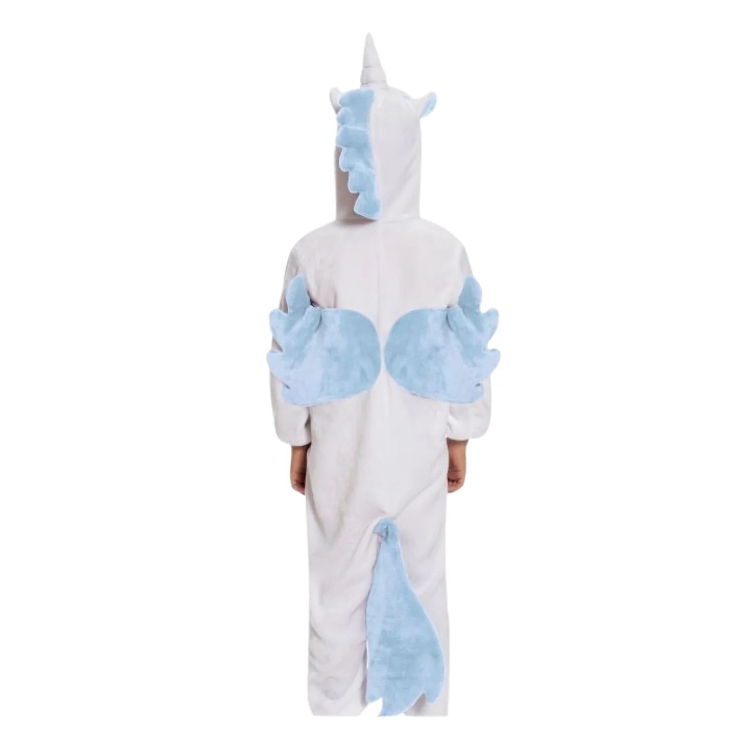 Niño con disfraz de unicornio azul infantil para Carnaval