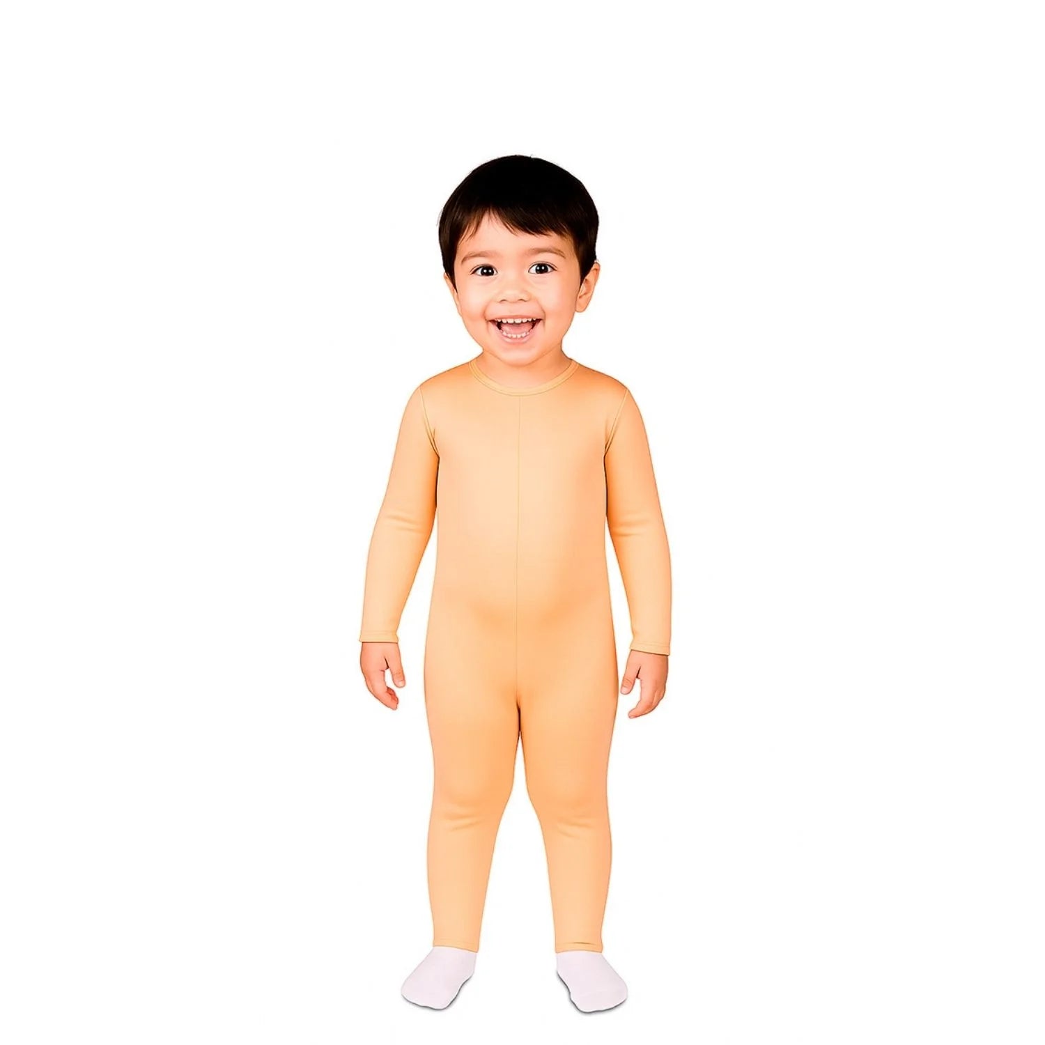 Bebé con disfraz de malla color crema unisex para Carnaval