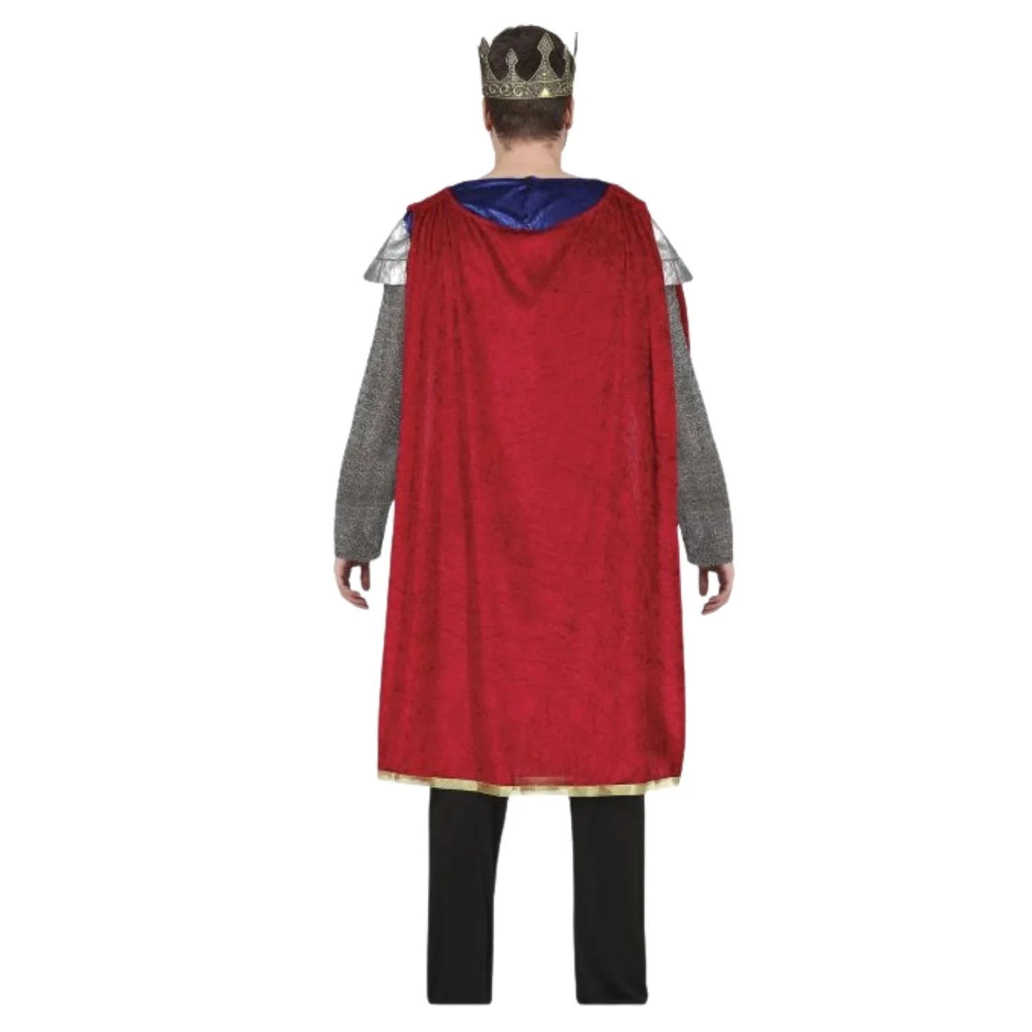 Hombre con disfraz de caballero medieval completo para Carnaval