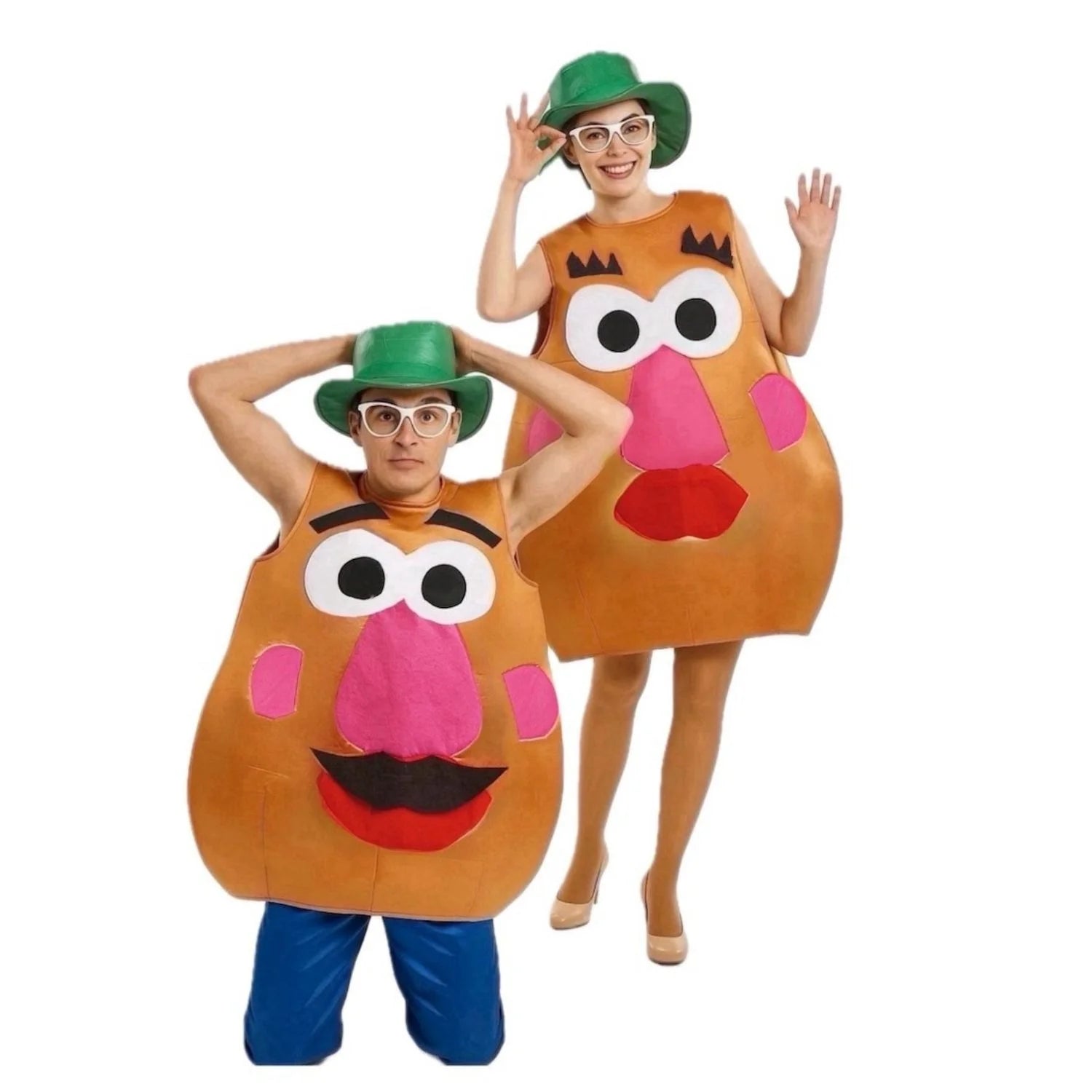 Disfraz Mr. Potato adulto con sombrero y accesorios divertidos