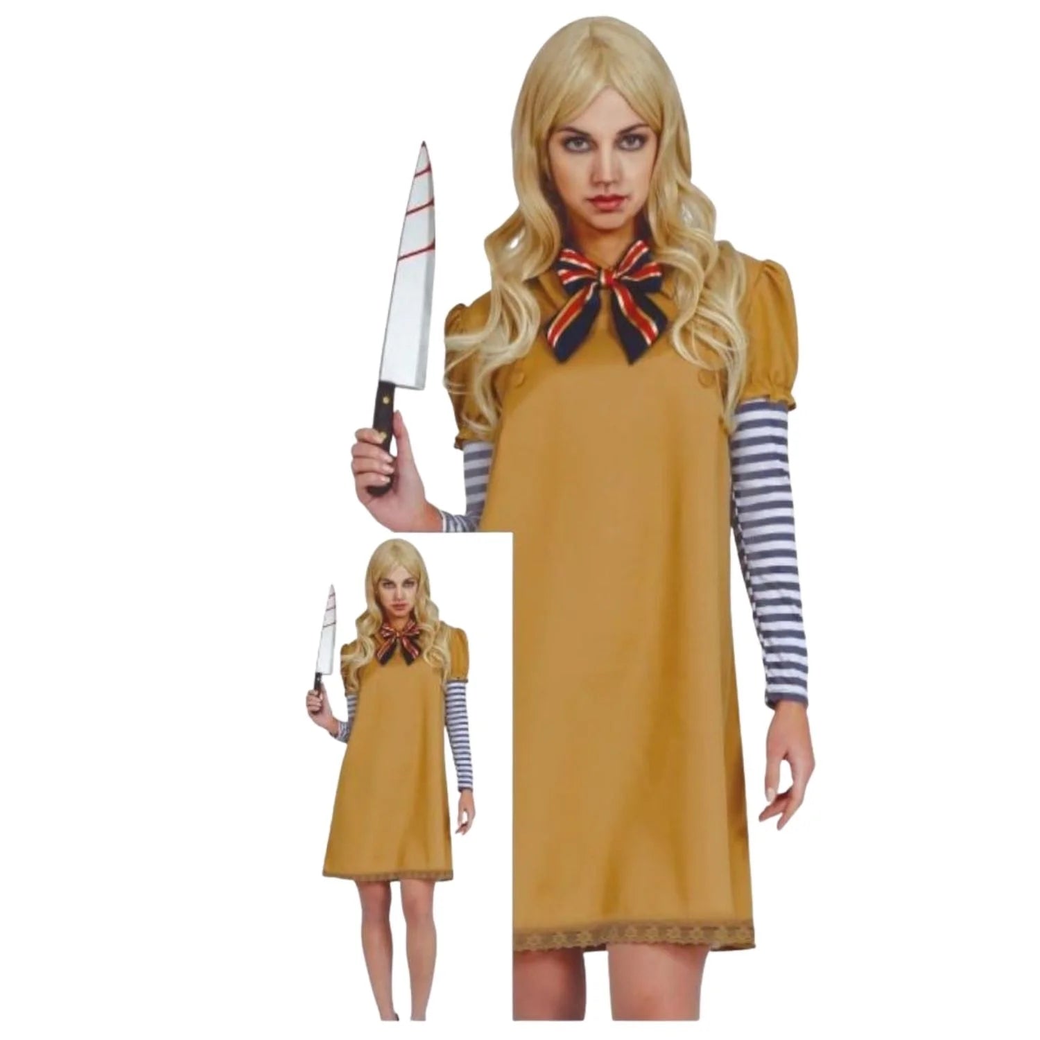 Disfraz muñeca Psycho Doll para mujer Halloween