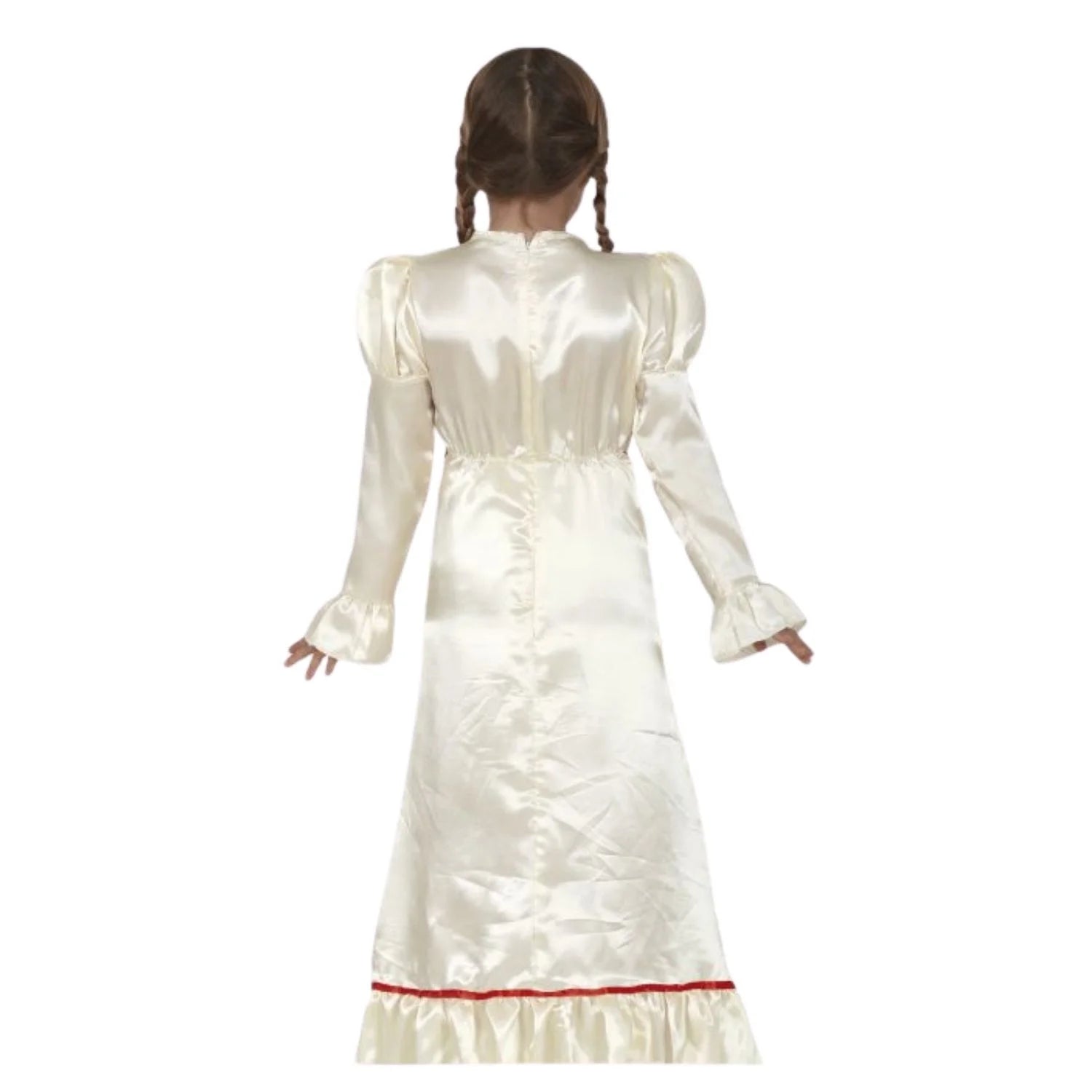 Mujer con disfraz muñeca diabólica adulto vestido siniestro
