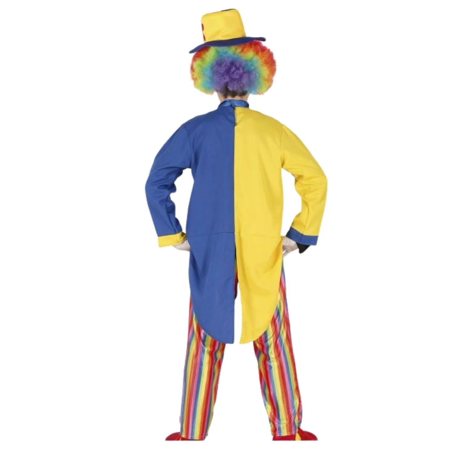 Adulto con disfraz de payaso simpático para Carnaval y fiestas
