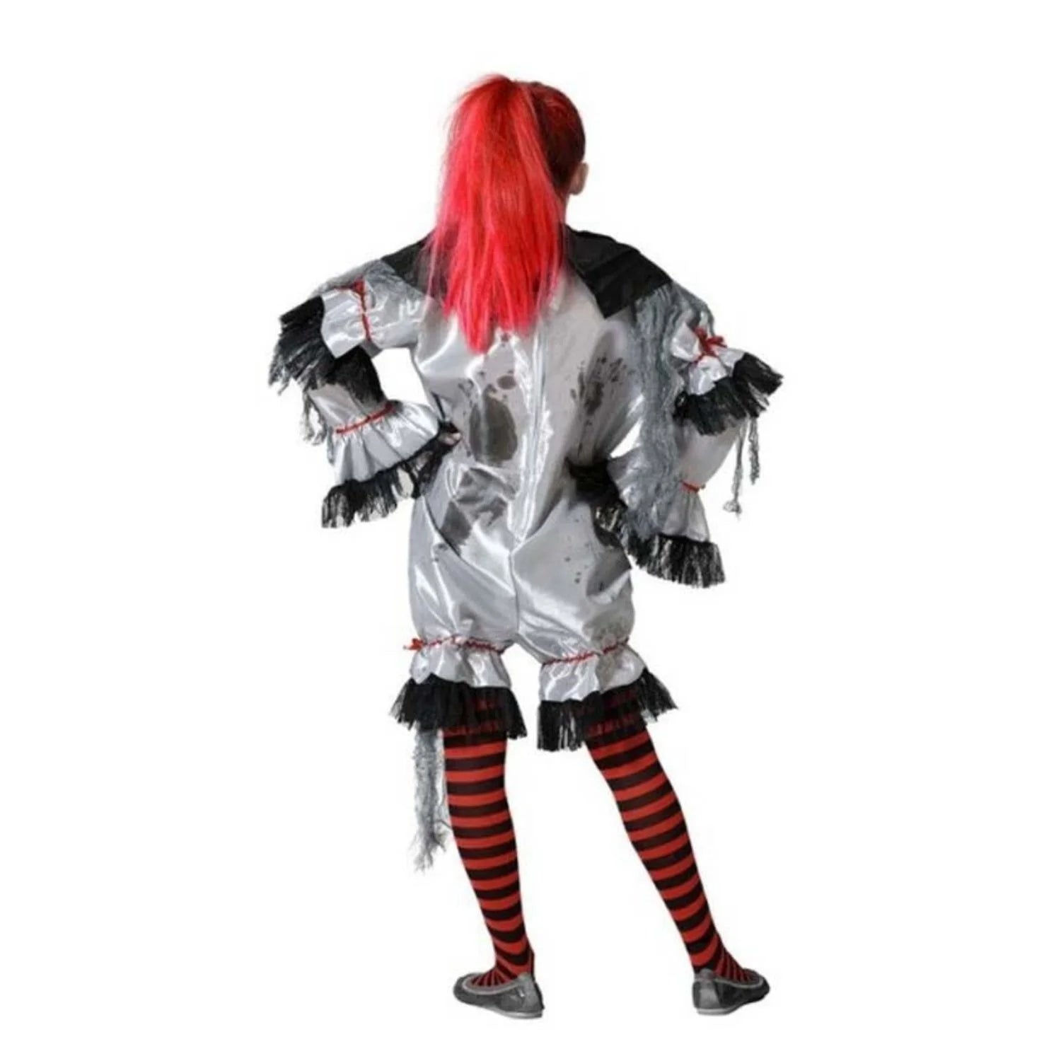 Disfraz payaso gris infantil para Halloween y fiestas temáticas