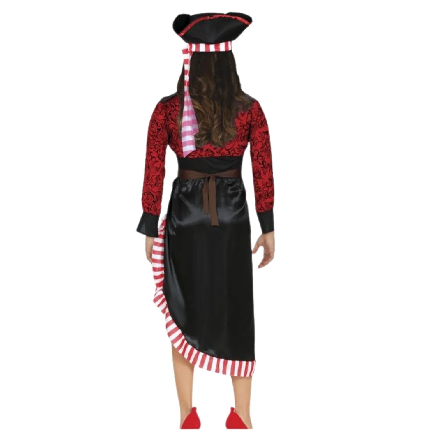 Mujer con disfraz de pirata bucanera para Carnaval
