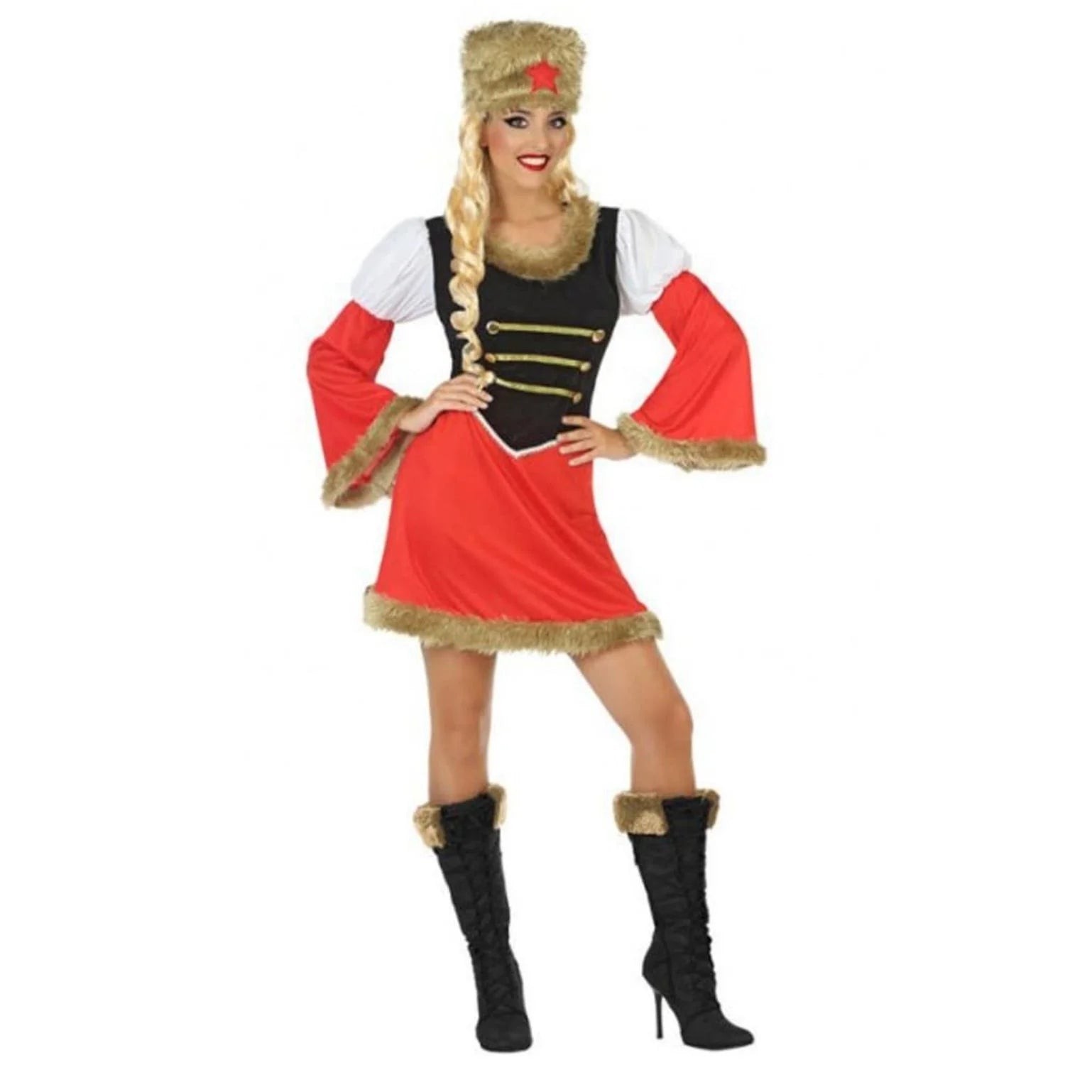 Disfraz de Rusa mujer completo para Carnaval y fiestas temáticas