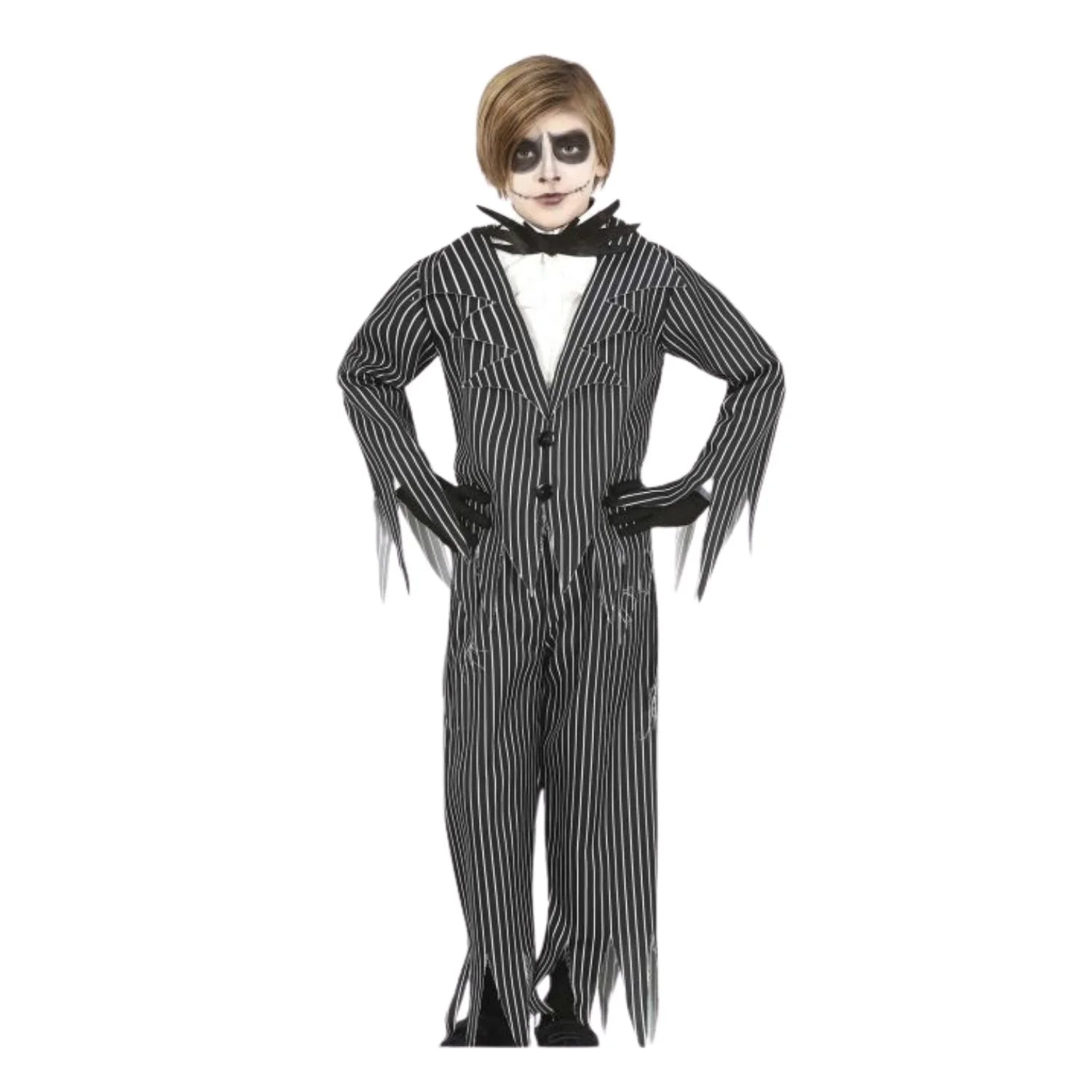 Disfraz skeleton niño con chaqueta y pantalón Halloween