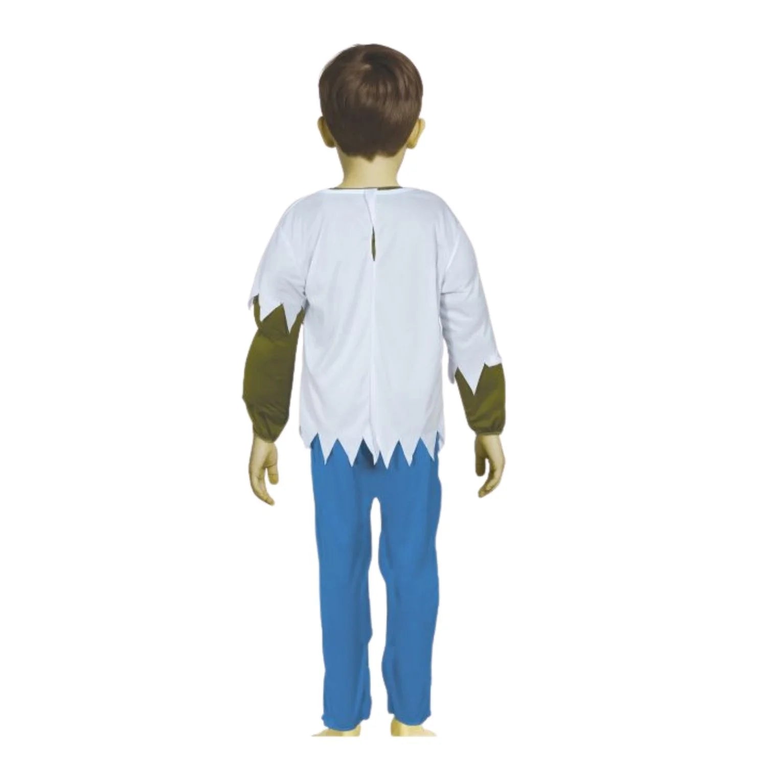 Niño con disfraz de forzudo verde infantil para Carnaval