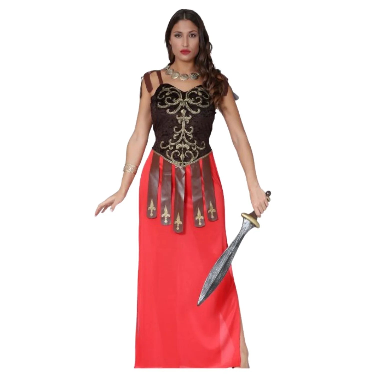Disfraz tiberia adulto con vestido romano elegante