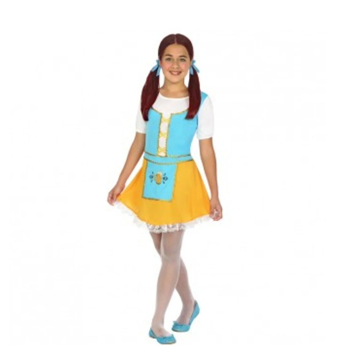 Disfraz alemana niña con vestido tradicional para Carnaval